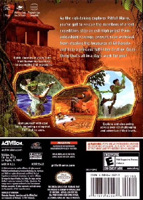 Pitfall - The Lost Expedition box cover back